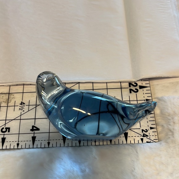 Blue Glass Bird Figure / Statue - Glass Blue Bird of Happiness - Picture 13 of 13